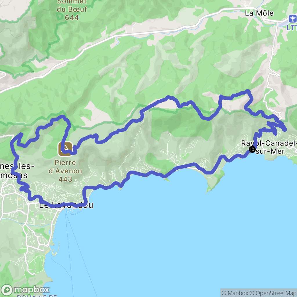 Rayol-Canadel-sur-Mer: routekaart voor buitenactiviteiten - France