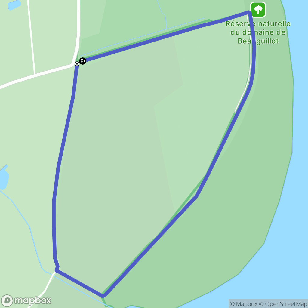 Sainte-Marie-du-Mont : carte du parcours de randonnée - France