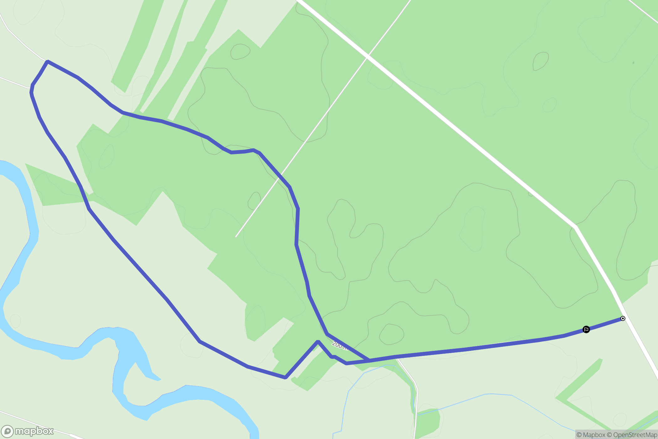 Pesmes : carte du parcours de randonnée - France
