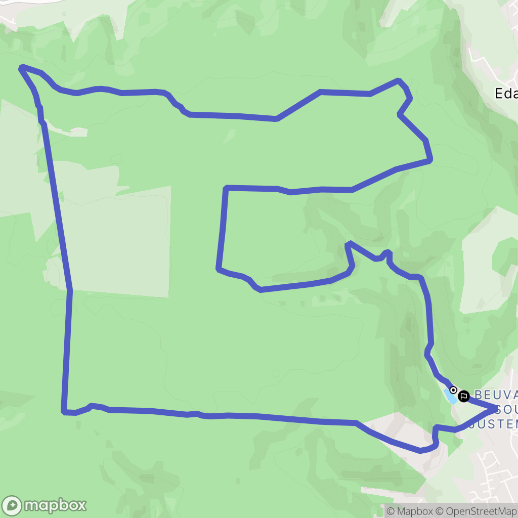 Vitry-sur-Orne : carte du parcours de randonnée - France