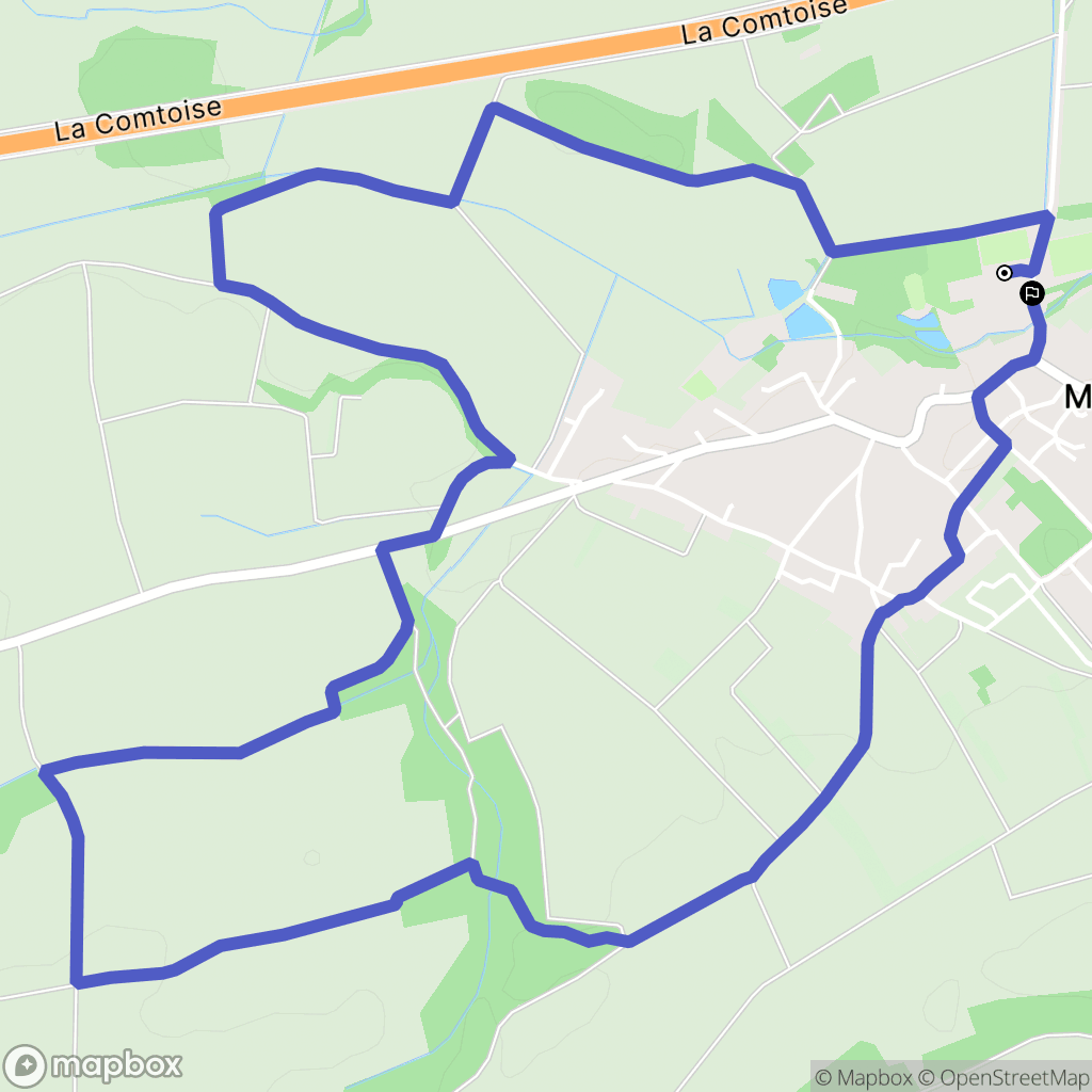 Morschwiller-le-Bas : carte du parcours de randonnée - France