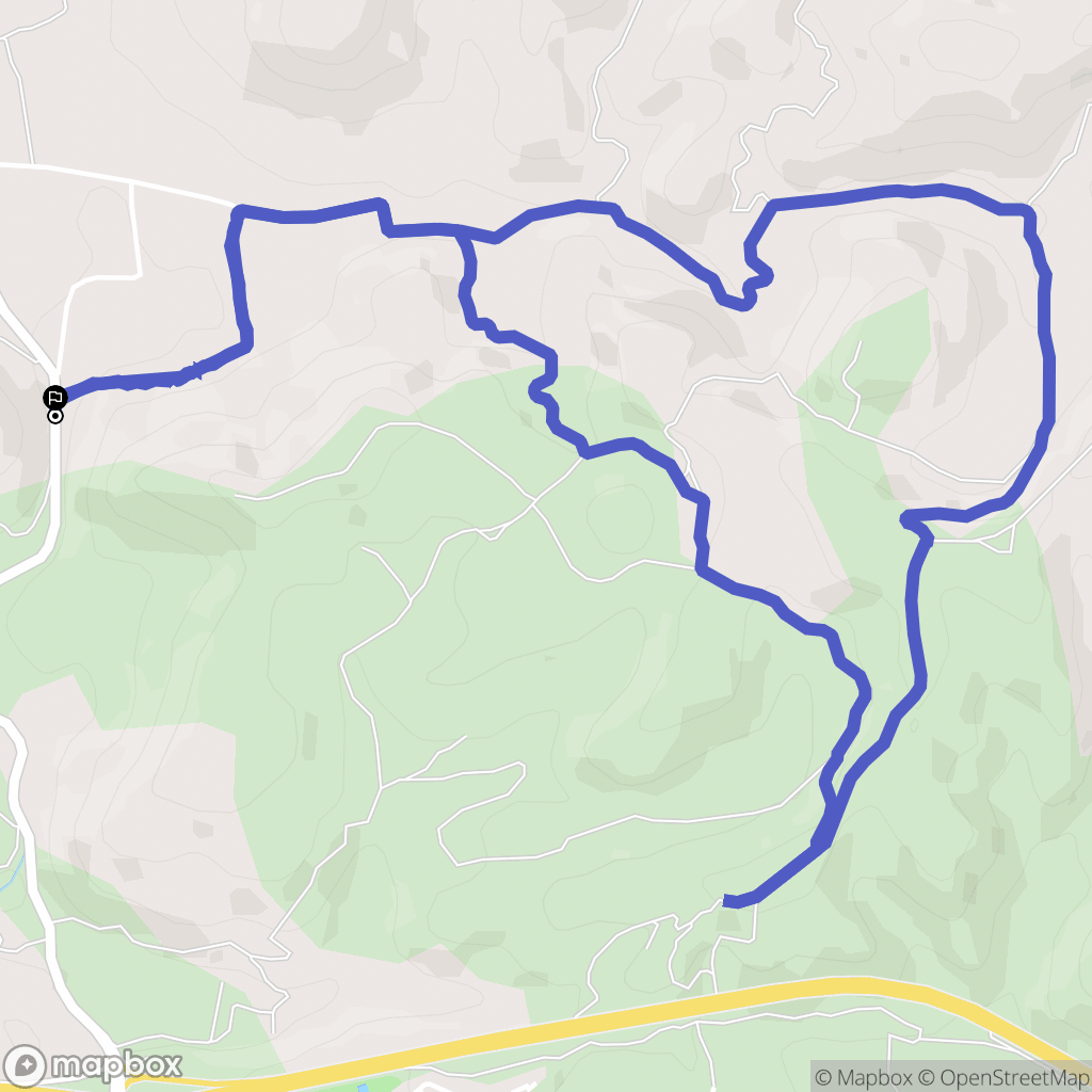Martigues : carte du parcours de randonnée - France