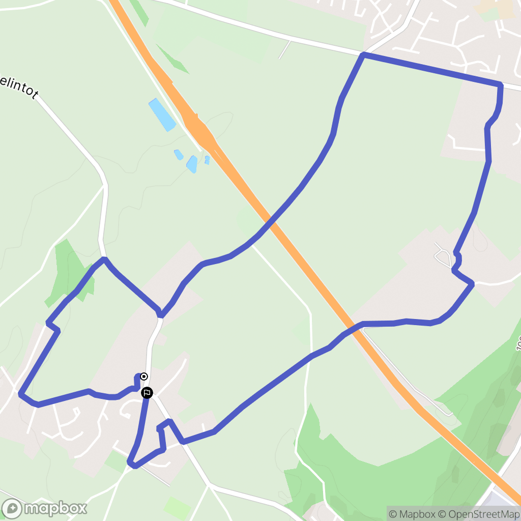 Villers-Écalles : carte du parcours de randonnée - France