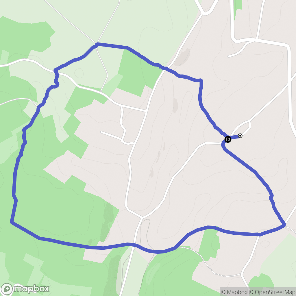 Chassiecq : carte du parcours de randonnée - France