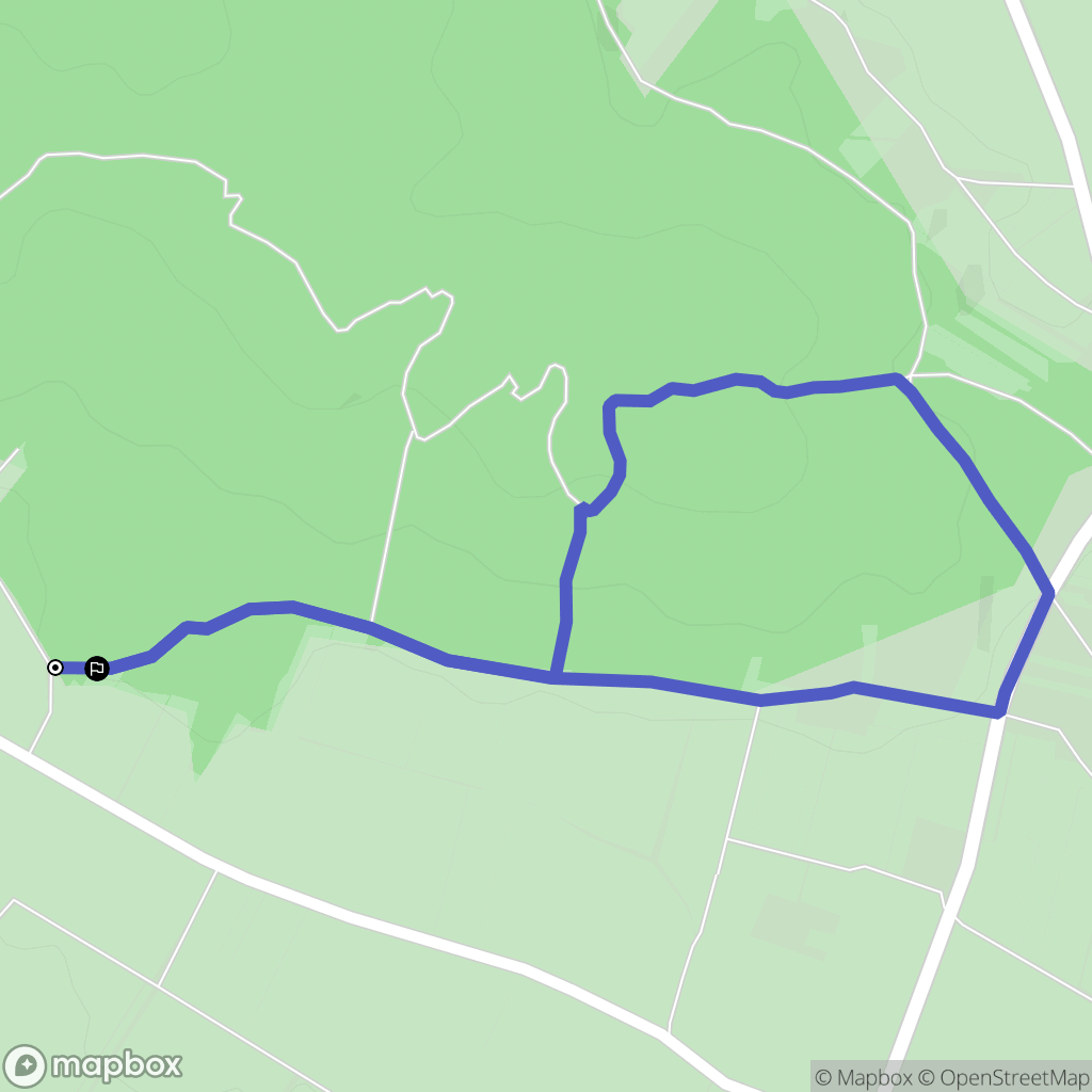 Dannemois : carte du parcours de randonnée - France