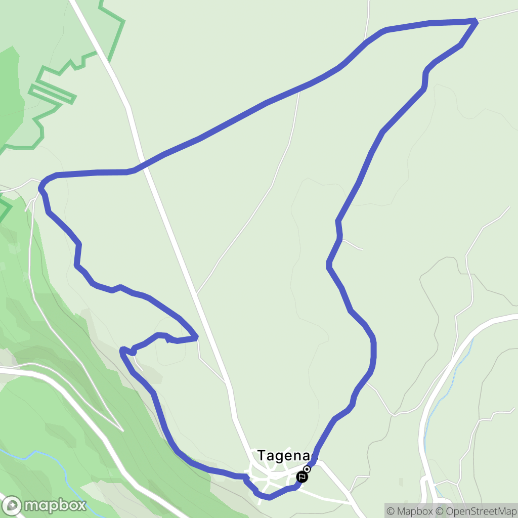 Neuvéglise-sur-Truyère : carte du parcours de randonnée - France