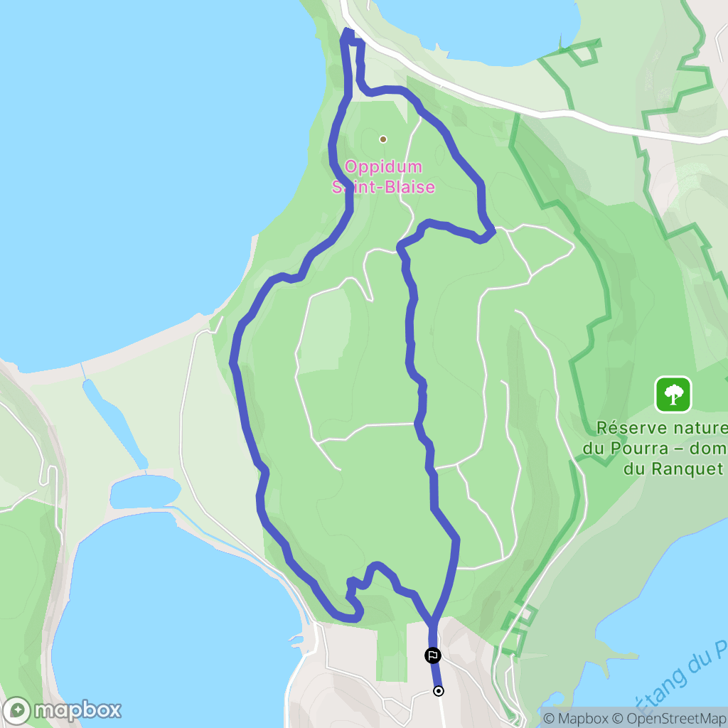 Port-de-Bouc : carte du parcours de randonnée - France