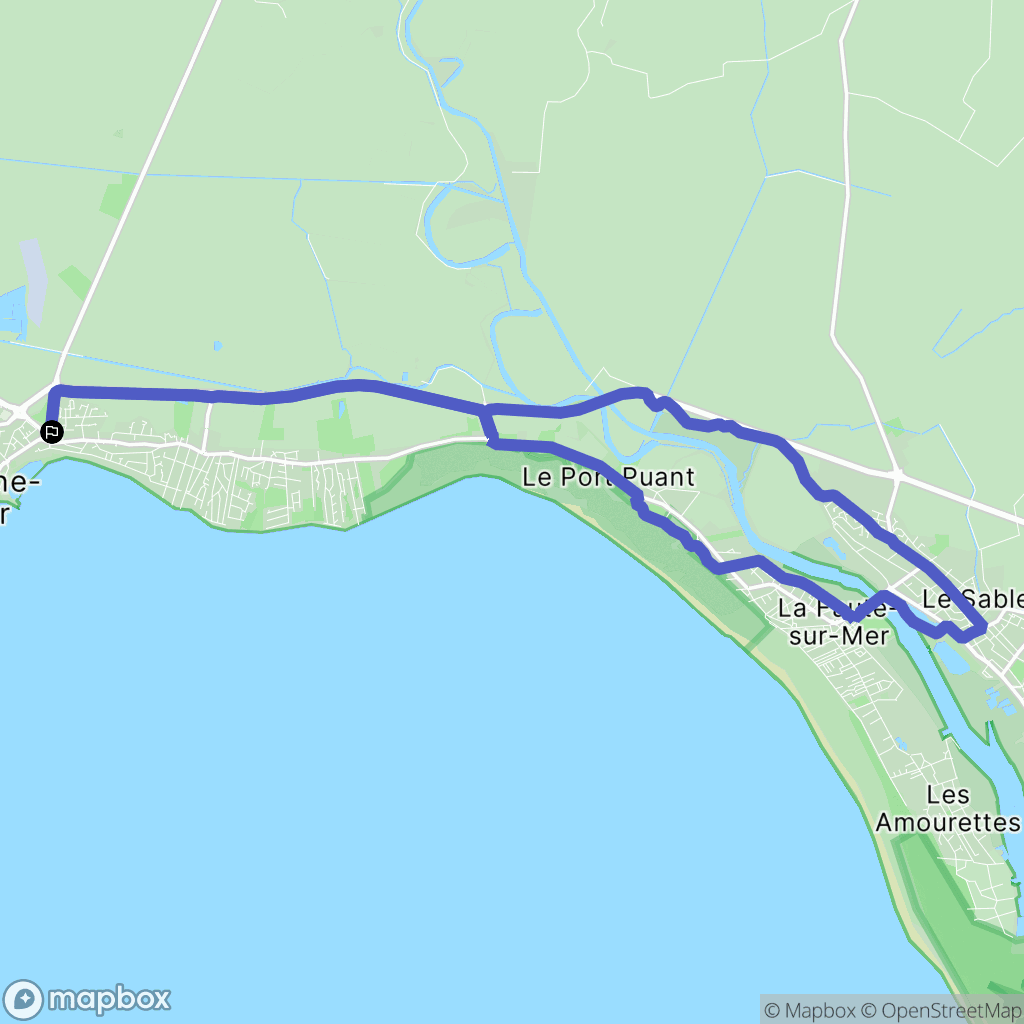 La Tranche-sur-Mer: routekaart voor buitenactiviteiten - France