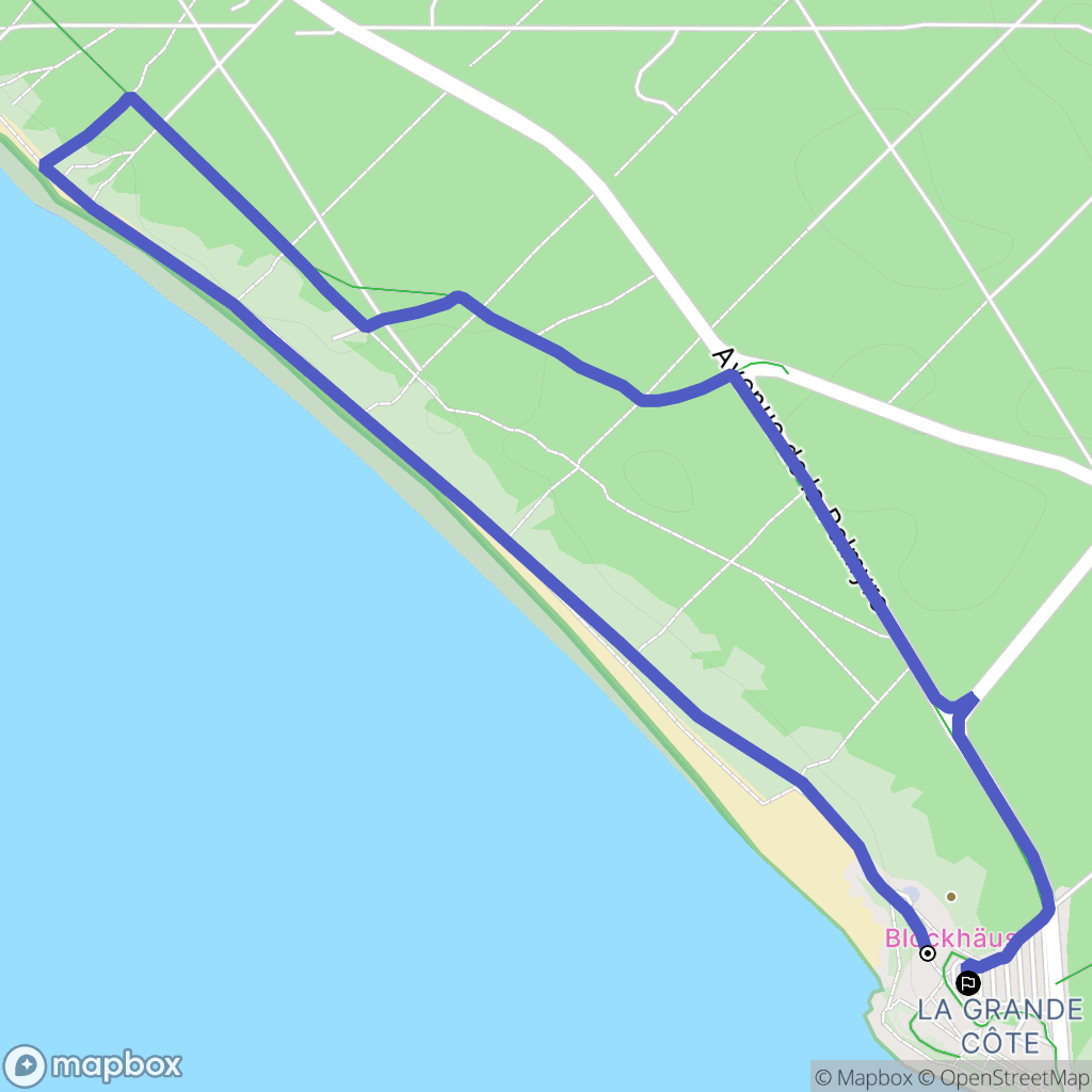 Saint-Palais-sur-Mer : carte du parcours de randonnée - France