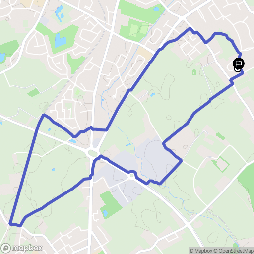 Halluin : carte du parcours de randonnée - France