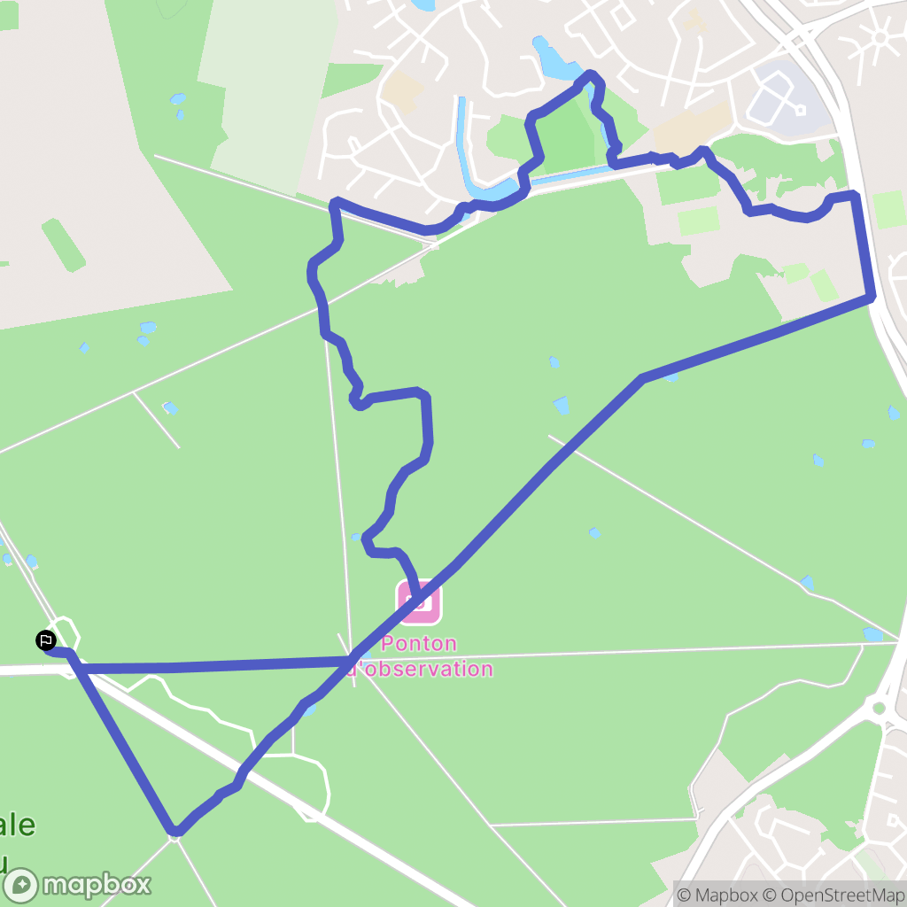 Saint-Pierre-du-Perray : carte du parcours de randonnée - France