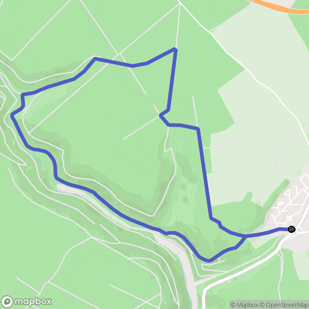 Neufchef : carte du parcours de randonnée - France