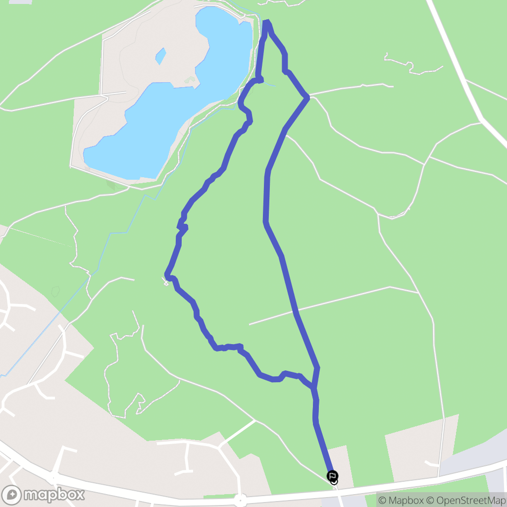 Saint-Jean-d'Illac : carte du parcours de randonnée - France