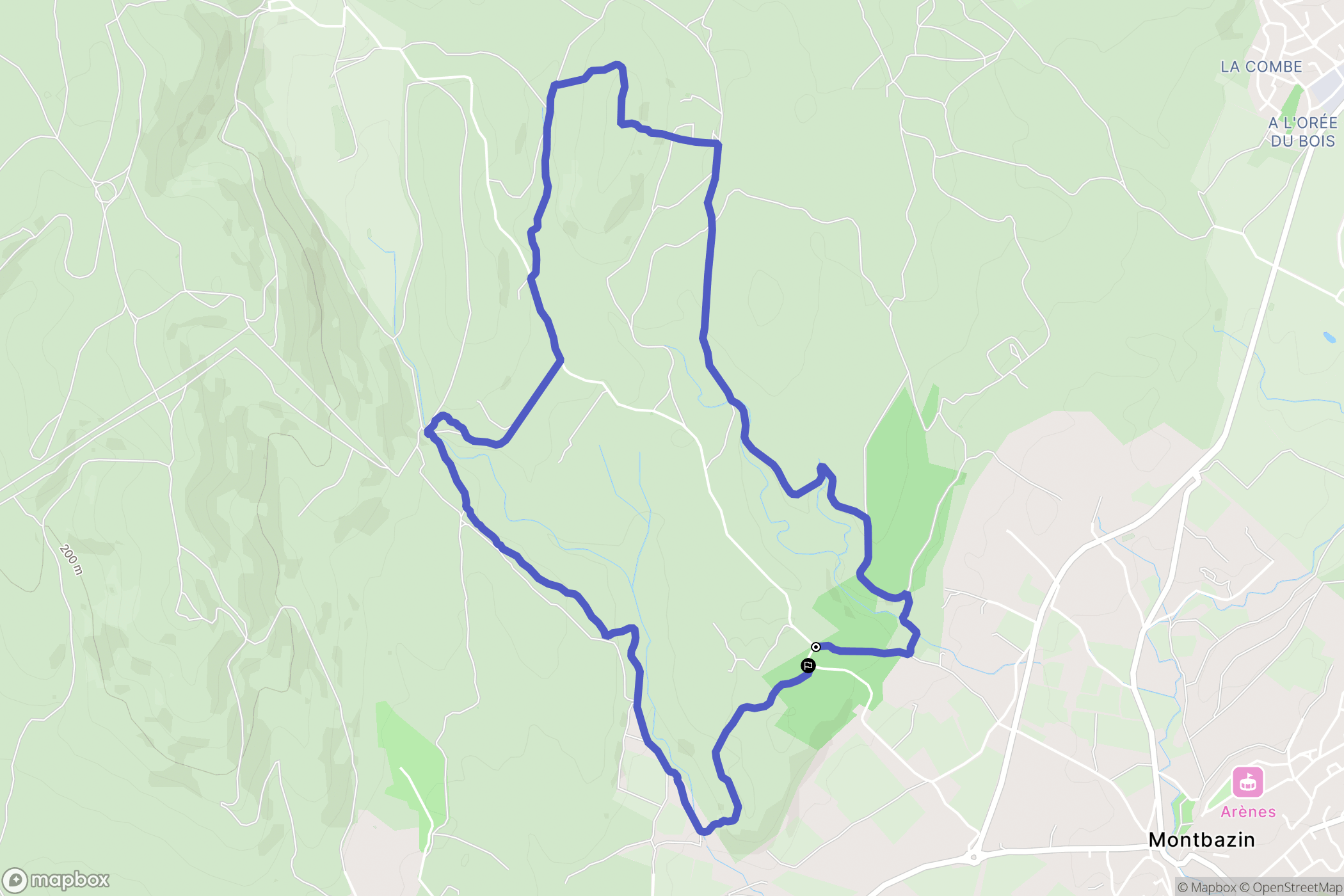 Montbazin: routekaart voor buitenactiviteiten - France