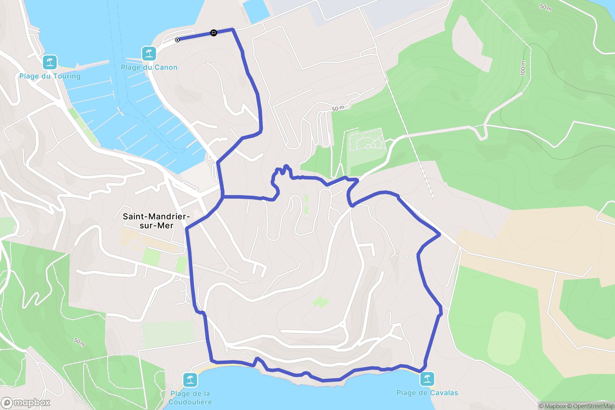 Saint-Mandrier-sur-Mer: routekaart voor buitenactiviteiten - France