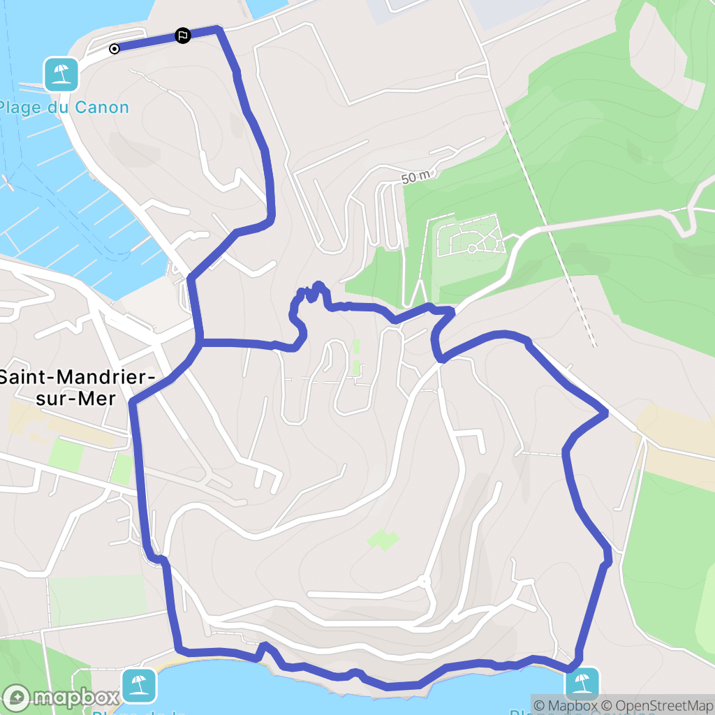 Saint-Mandrier-sur-Mer: routekaart voor buitenactiviteiten - France