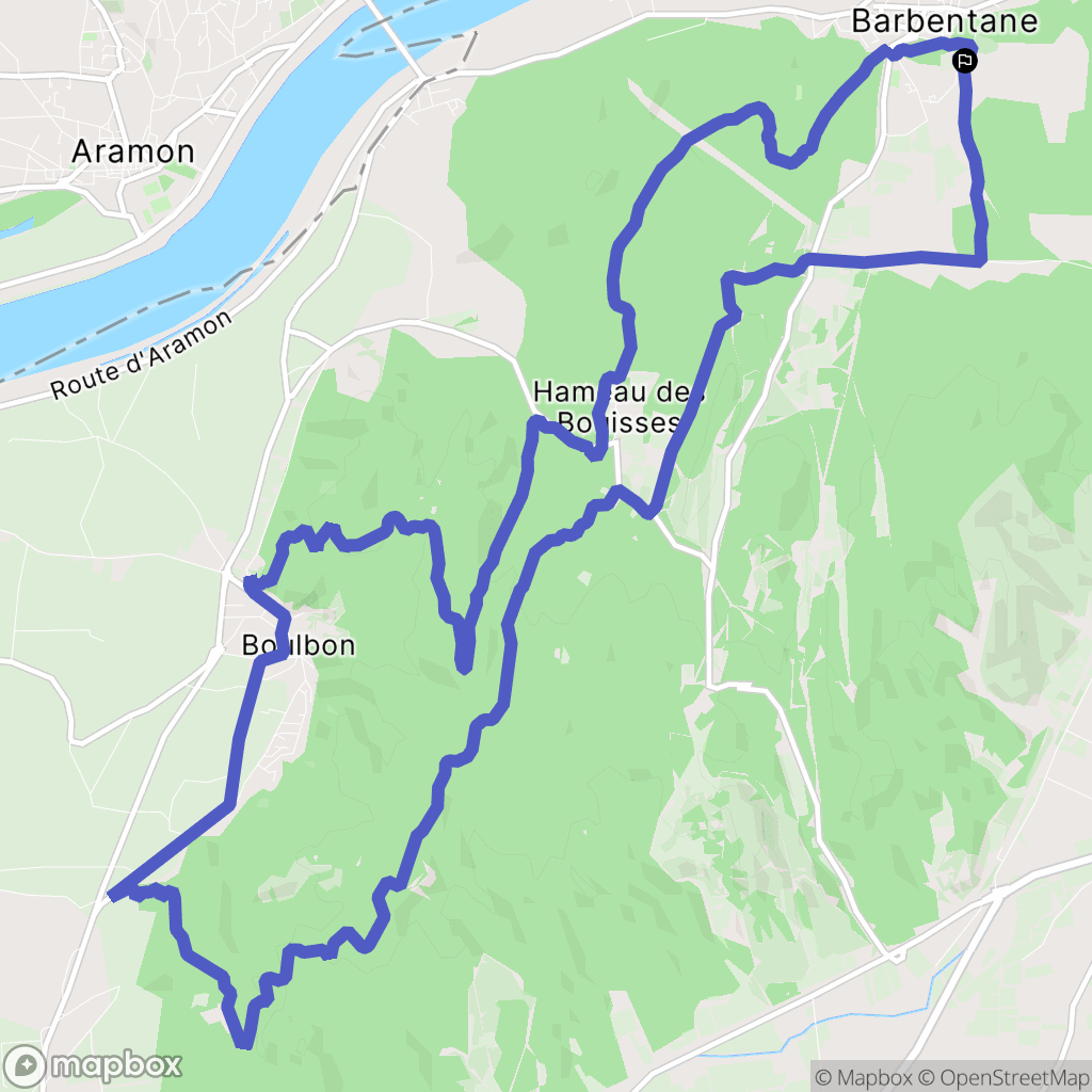 Barbentane: routekaart voor buitenactiviteiten - France