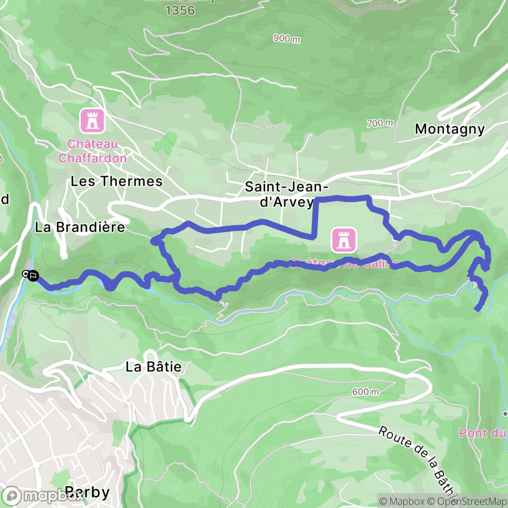 Saint-Alban-Leysse: routekaart voor buitenactiviteiten - France