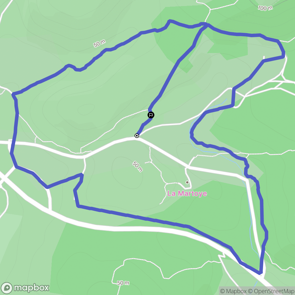 Gruissan : carte du parcours de randonnée - France