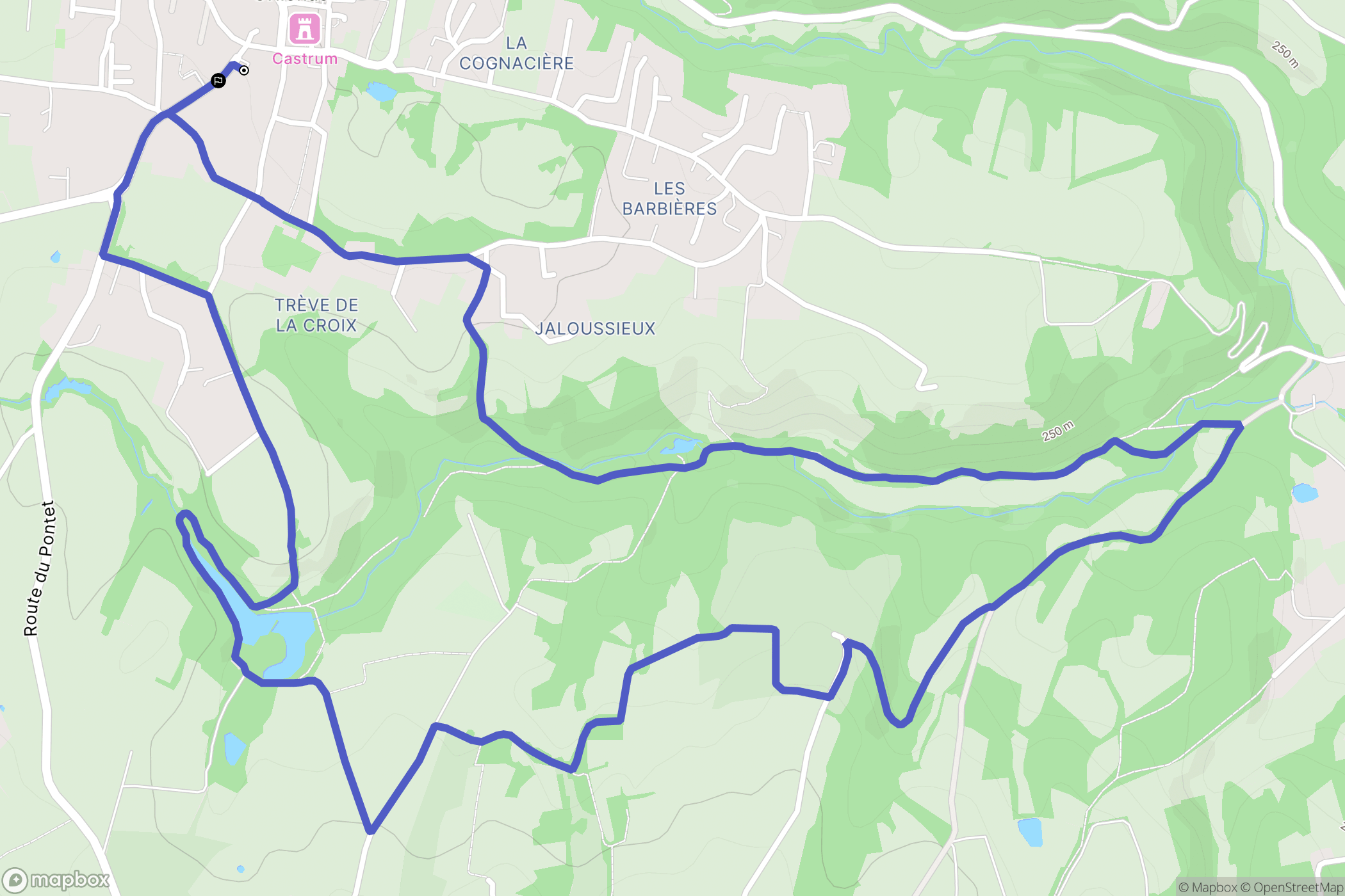 Orliénas: routekaart voor buitenactiviteiten - France