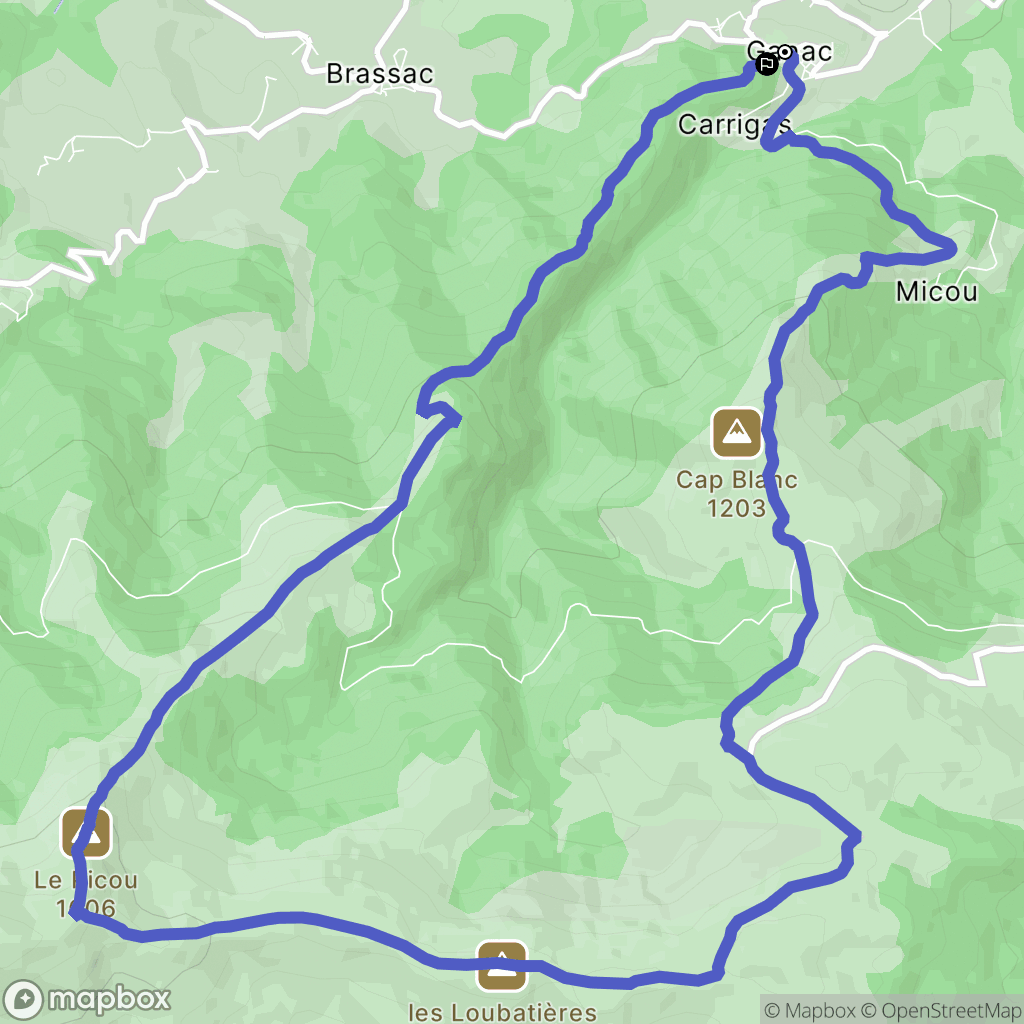 Ganac: routekaart voor buitenactiviteiten - France