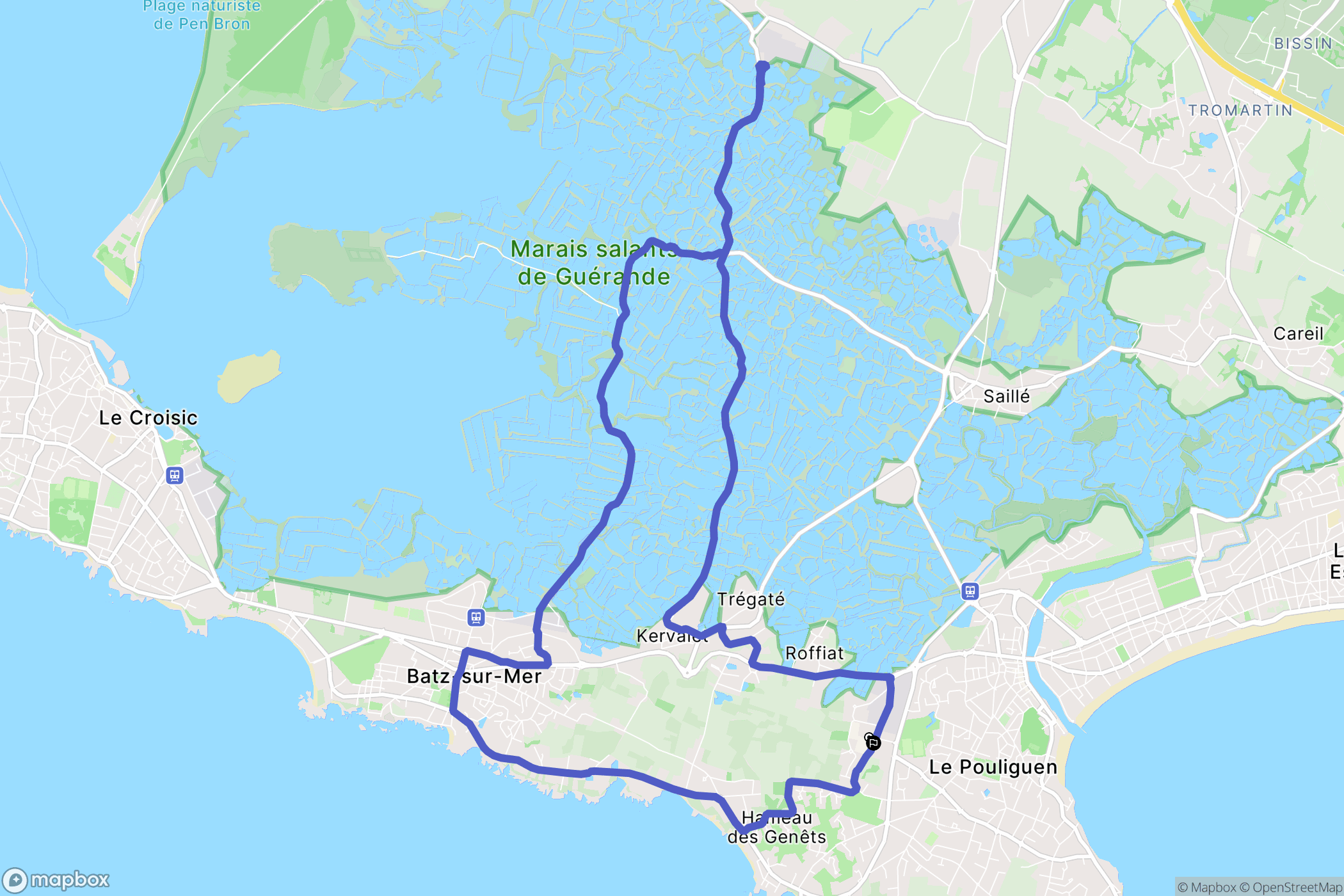 Batz-sur-Mer: routekaart voor buitenactiviteiten - France