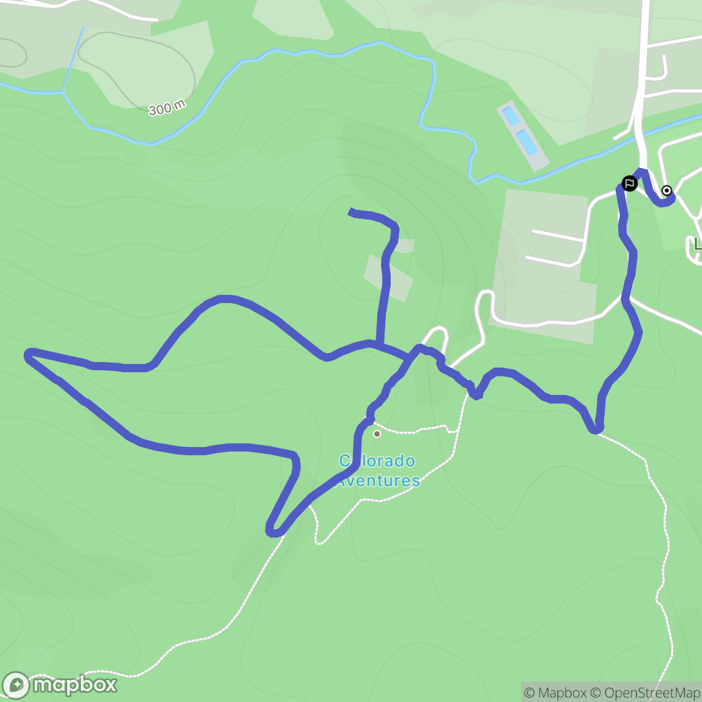 Rustrel : carte du parcours de randonnée - France