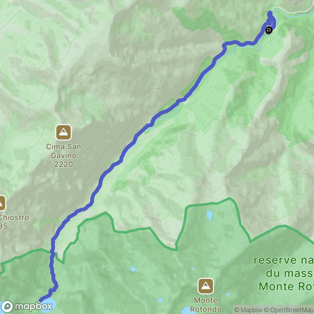 Corte: routekaart voor buitenactiviteiten - France