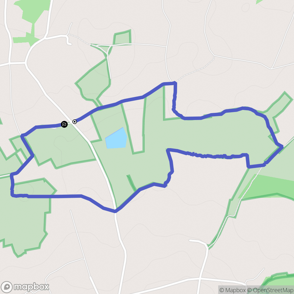 Plounérin : carte du parcours de randonnée - France