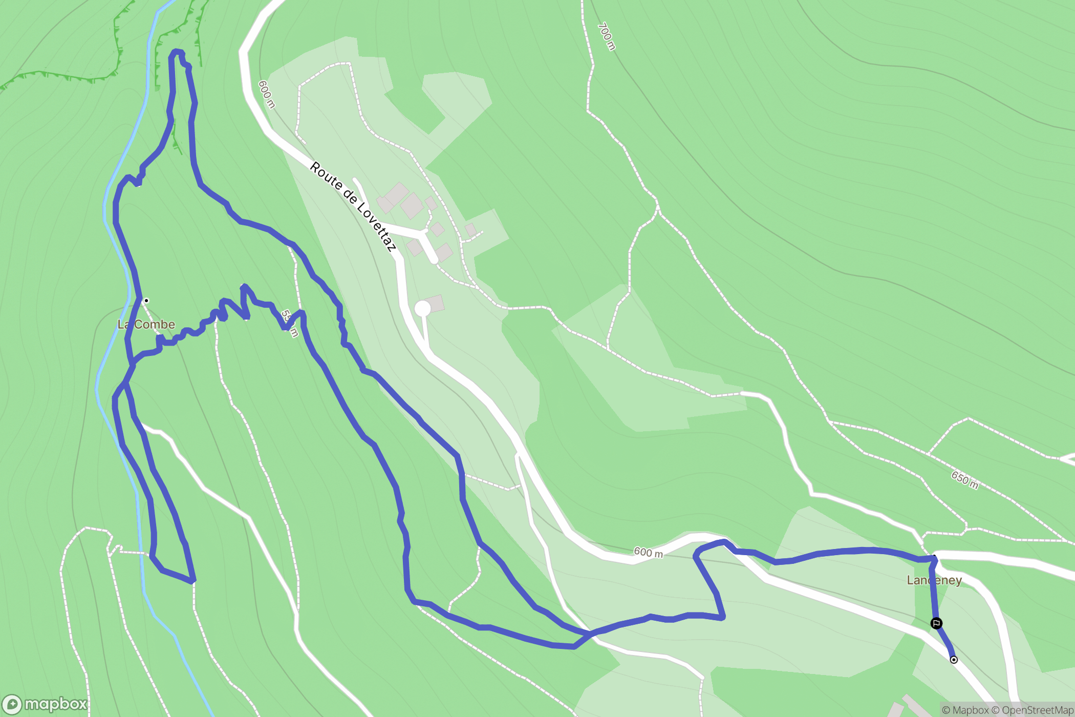 Saint-Jean-d'Arvey: routekaart voor buitenactiviteiten - France