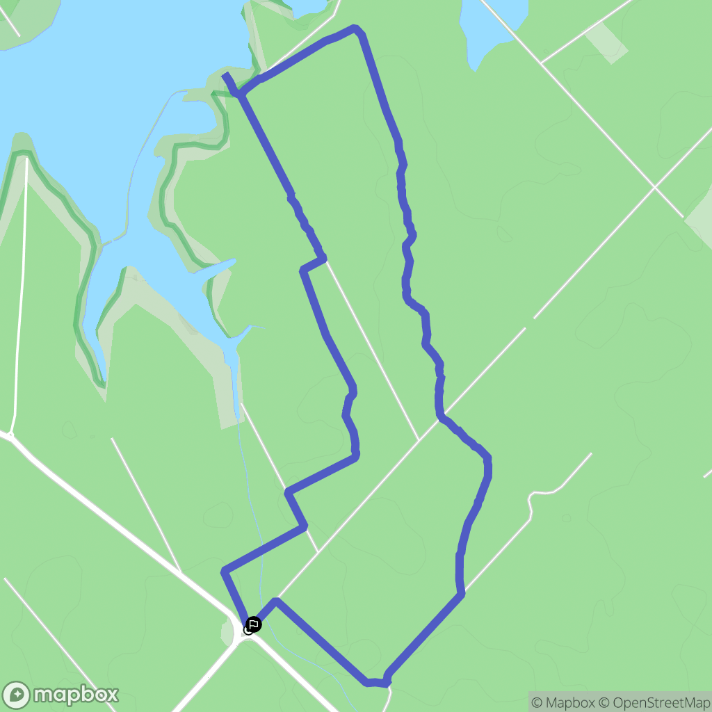 Piney : carte du parcours de randonnée - France