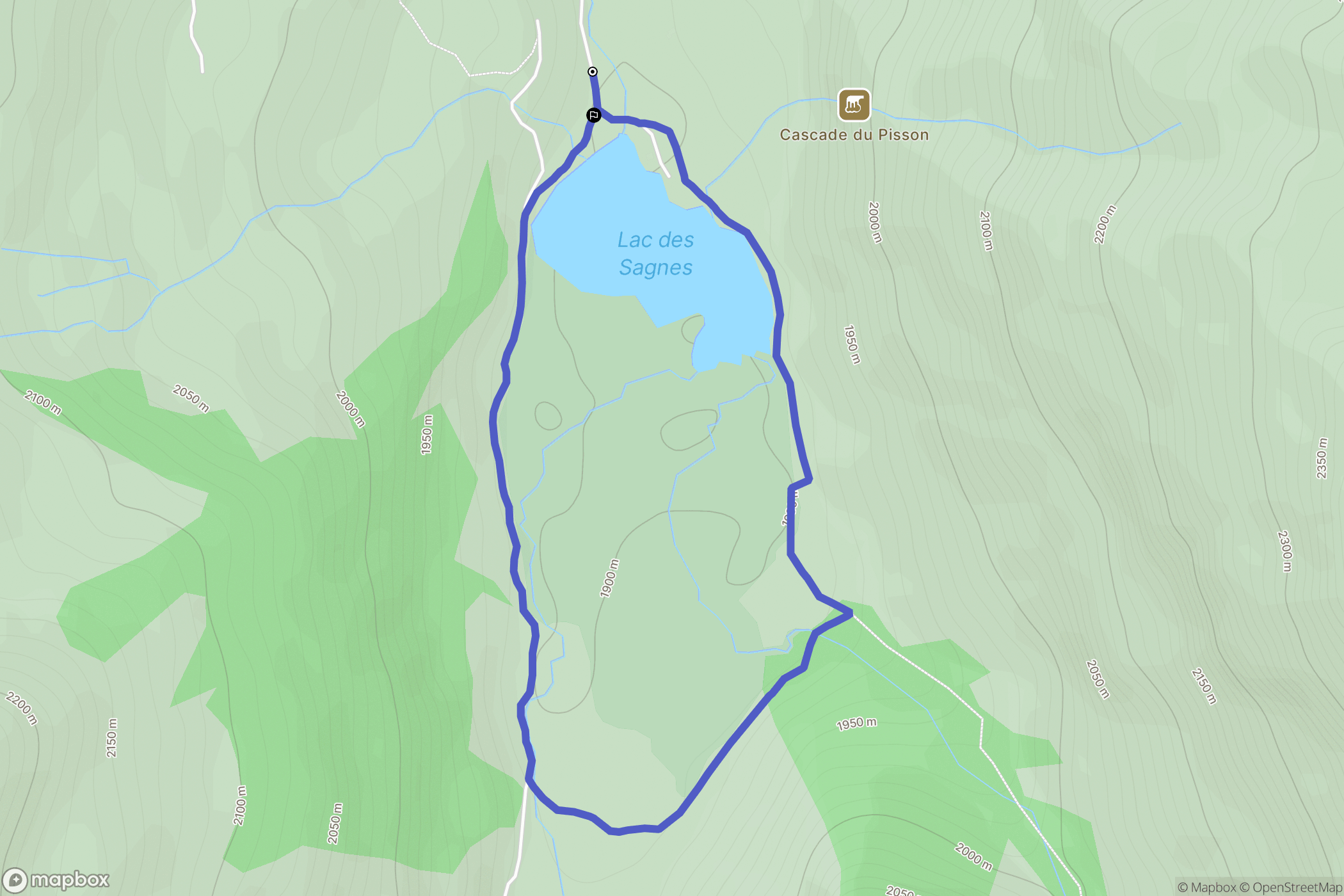 Jausiers: routekaart voor buitenactiviteiten - France