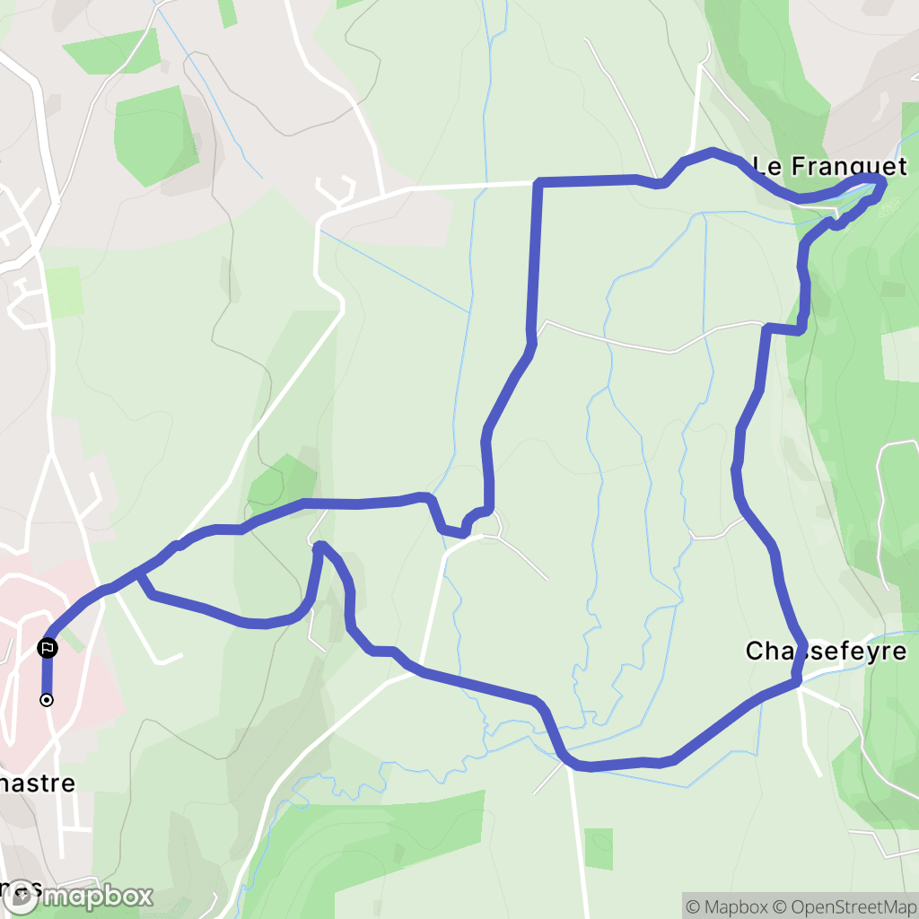 Saint-Alban-sur-Limagnole: routekaart voor buitenactiviteiten - France