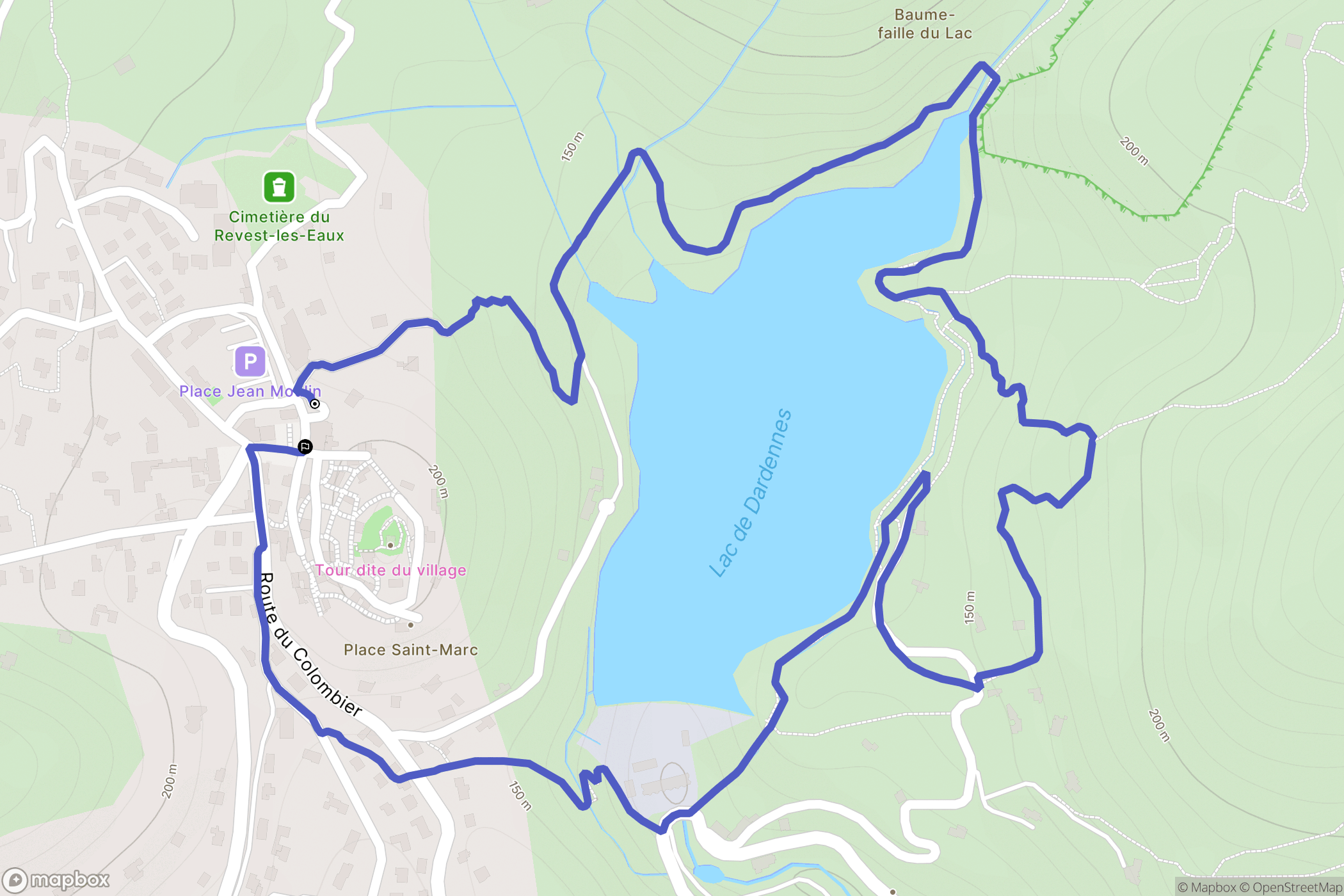 Le Revest-les-Eaux: routekaart voor buitenactiviteiten - France