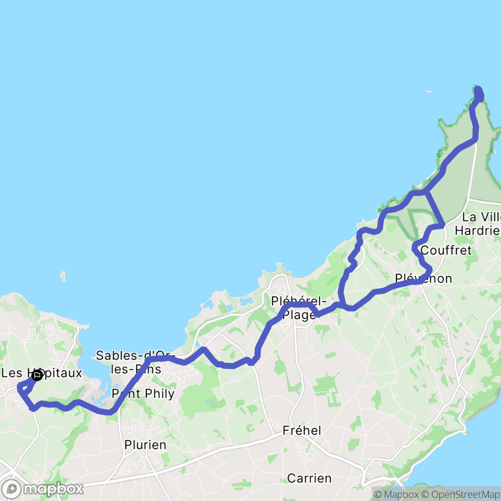 Erquy: routekaart voor buitenactiviteiten - France
