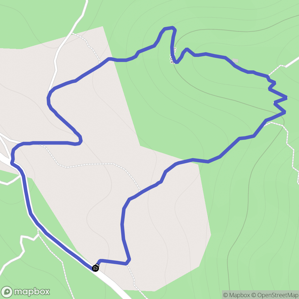 Gréoux-les-Bains : carte du parcours de randonnée - France