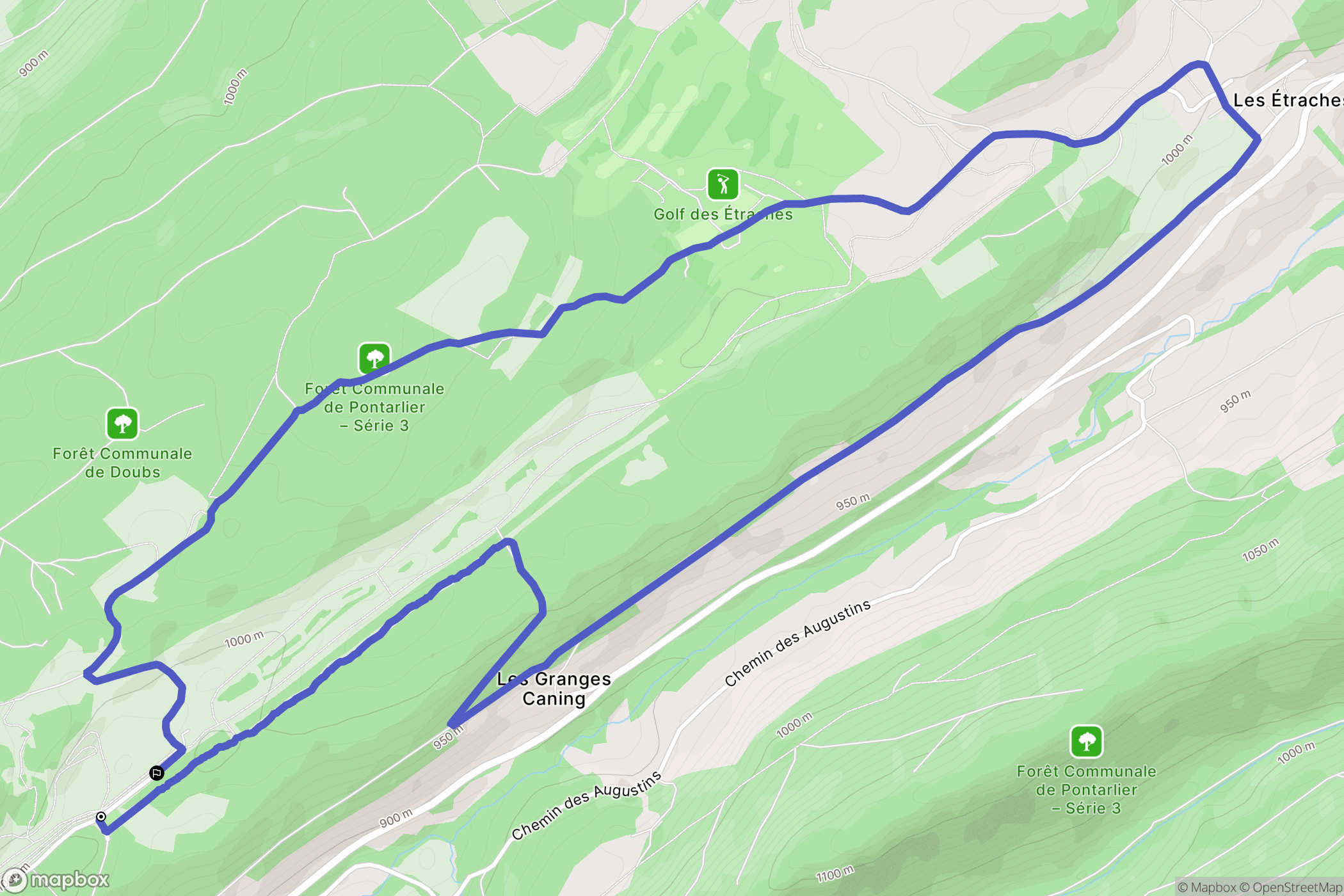 Pontarlier: routekaart voor buitenactiviteiten - France