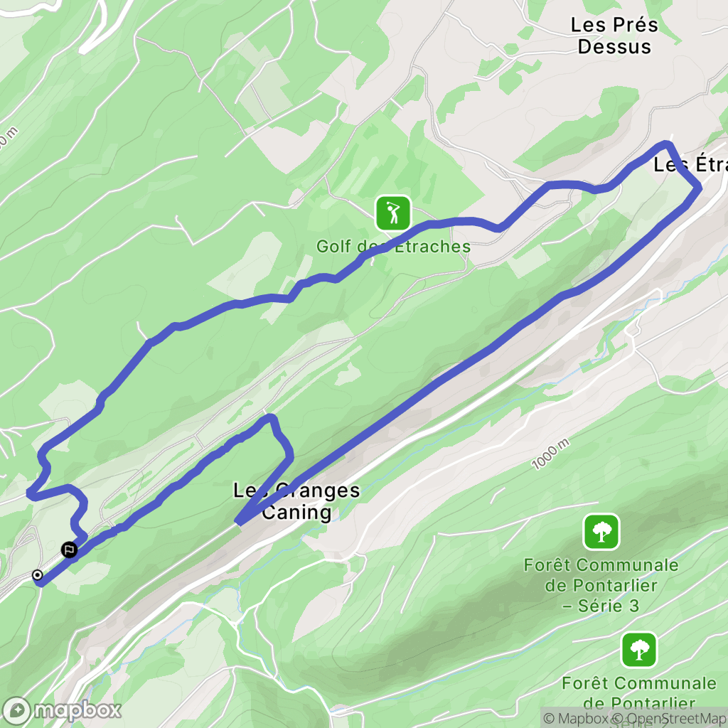 Pontarlier: routekaart voor buitenactiviteiten - France