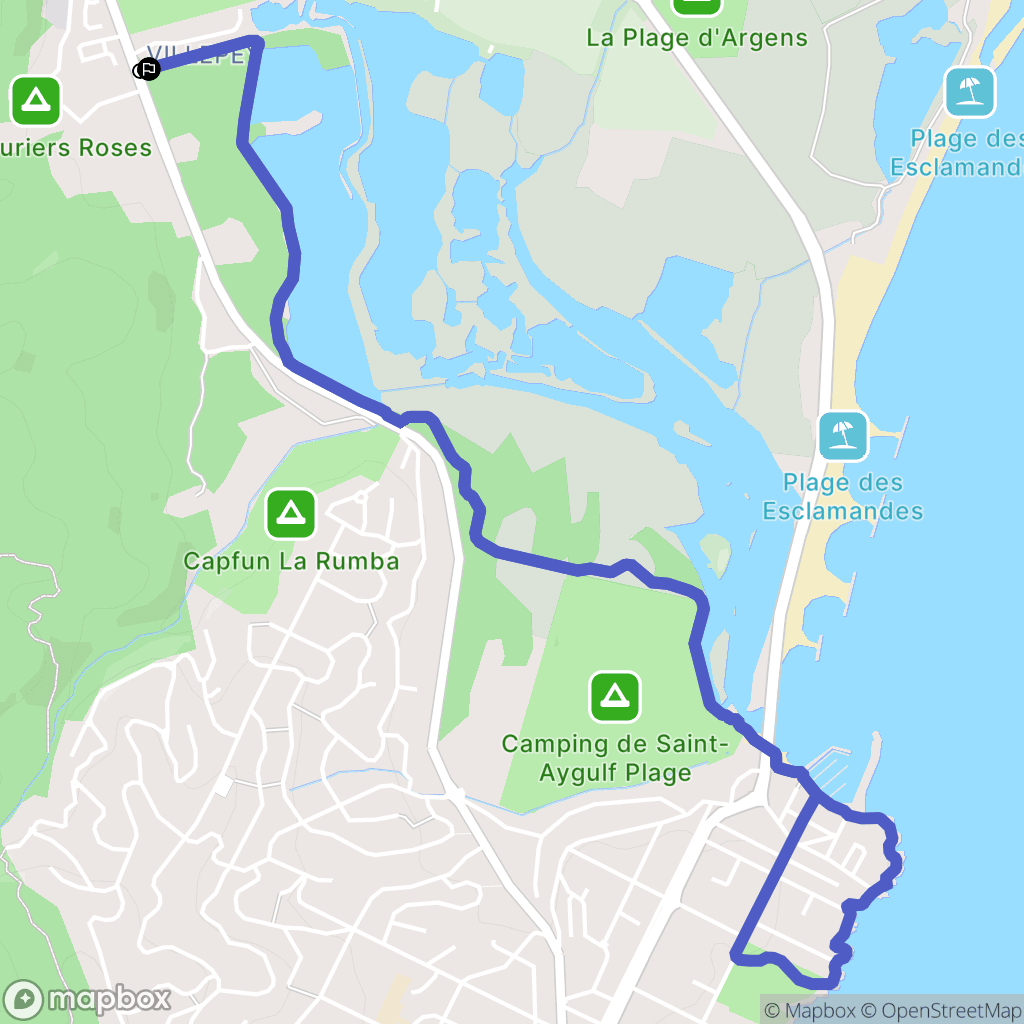 Fréjus: routekaart voor buitenactiviteiten - France