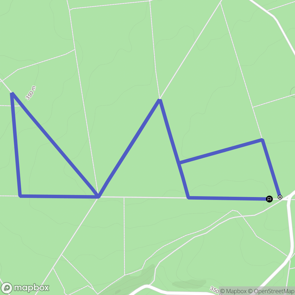 Maron : carte du parcours de randonnée - France