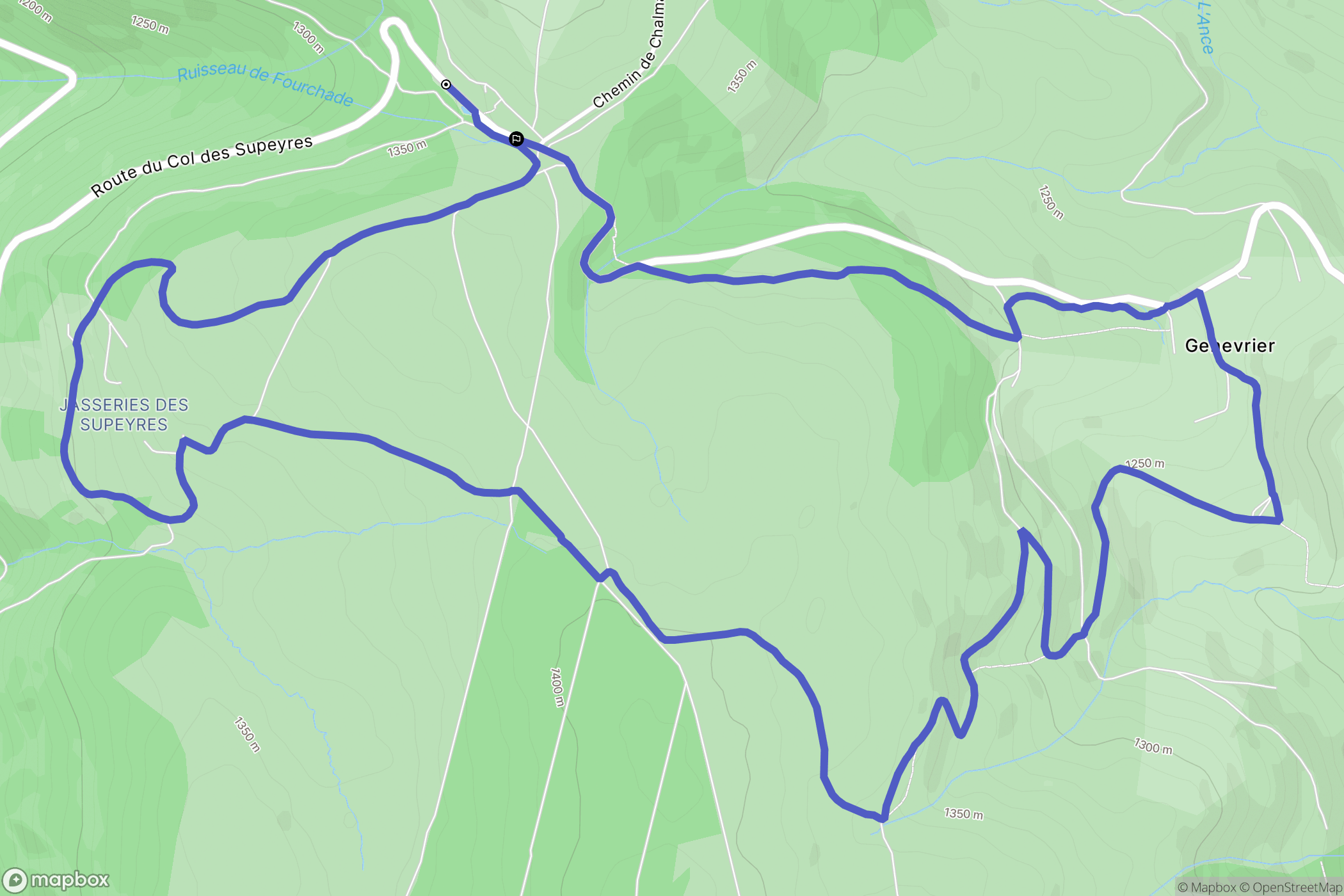 Valcivières: routekaart voor buitenactiviteiten - France