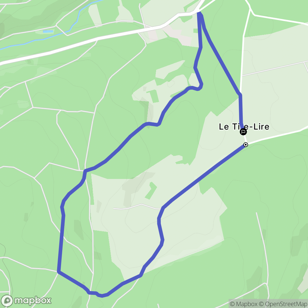 Cosswiller : carte du parcours de randonnée - France