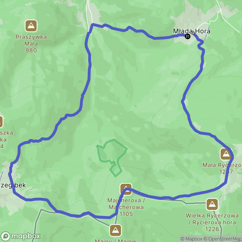 Soblówka: mapa trasy - Poland