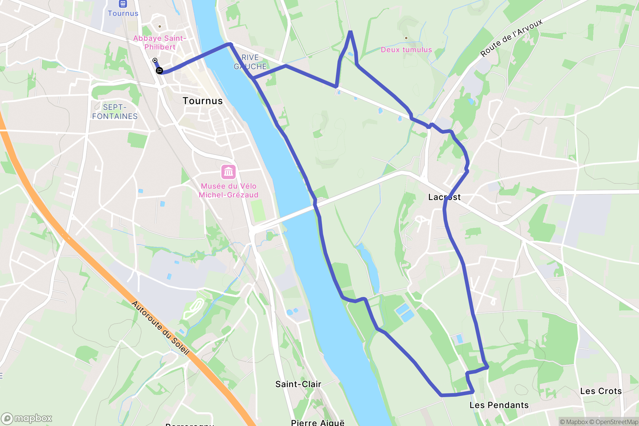 Tournus: routekaart voor buitenactiviteiten - France