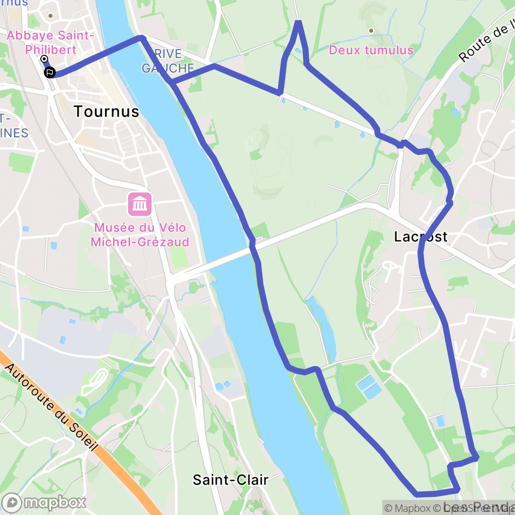 Tournus: routekaart voor buitenactiviteiten - France