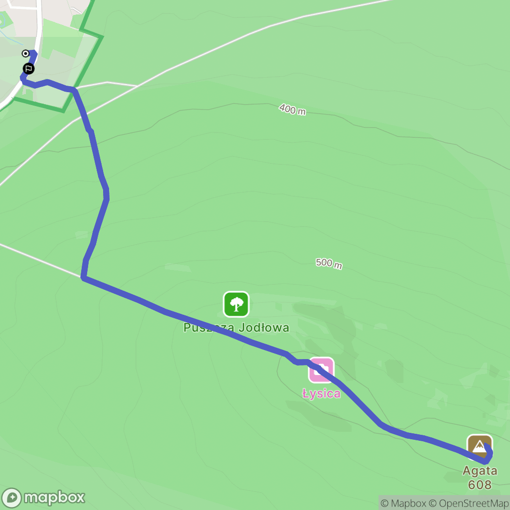 Święta Katarzyna: mapa trasy - Poland