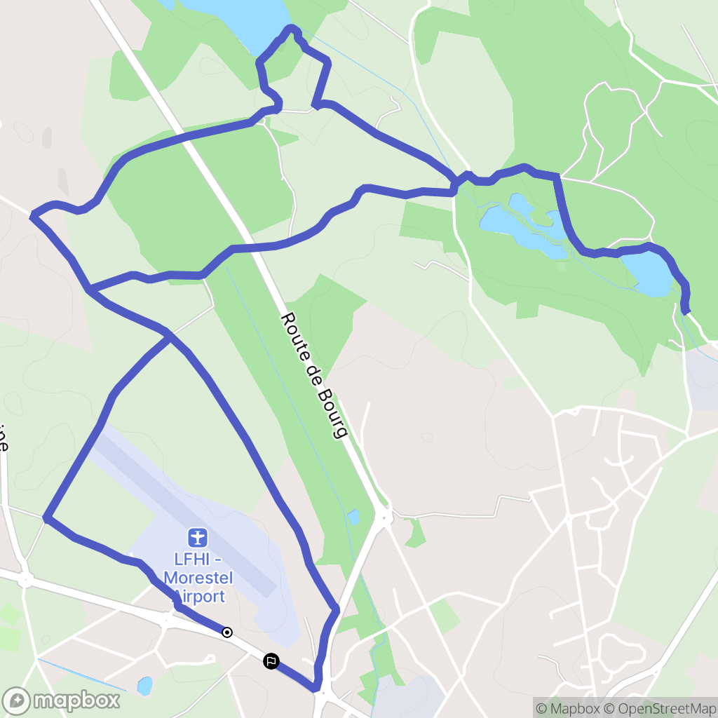 Arandon-Passins : carte du parcours de randonnée - France