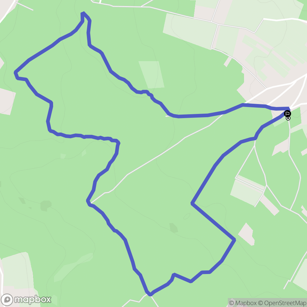 Boissy-sous-Saint-Yon : carte du parcours de randonnée - France