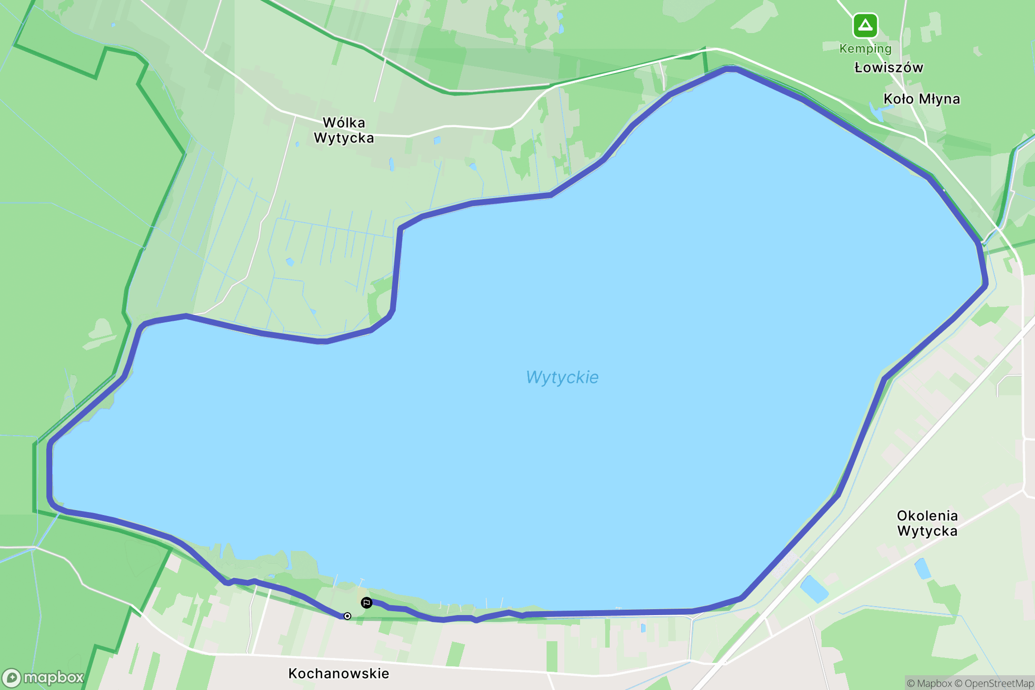 Wytyczno: mapa trasy - Poland