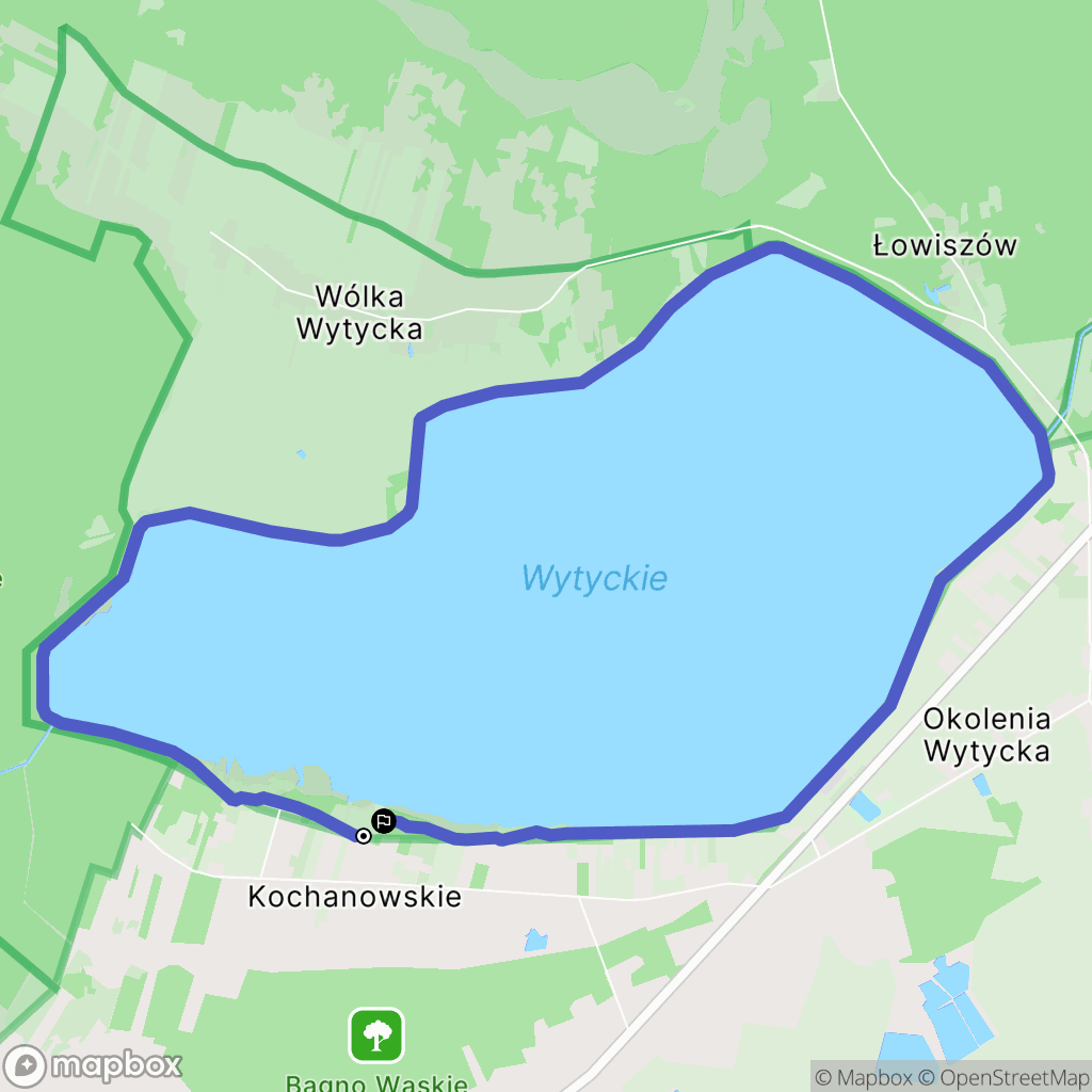 Wytyczno: mapa trasy - Poland